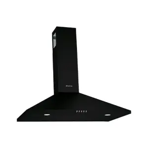 تربو لاين شفاط مطبخ هرمي 90 سم ايرلاين ماكس اسود BK 90 Max line A