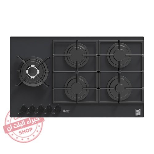 HPT912G HPT912G – Gas Hob 5 Eyes Heavy Duty Grids - الصورة 1