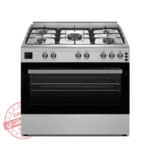 بوتاجاز سيمفر غاز استانلس 5 شعلات 60×90 سم مع إشعال ذاتي ونظام أمان كامل - FS9060SGI-01