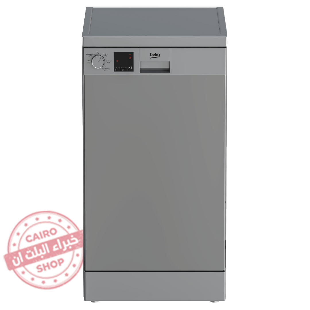 DVS05020S غساله اطباق بيكو 10فرد 45سم فضى 5برنامج شاشه ال اى دى DVS05020S - الصورة 1