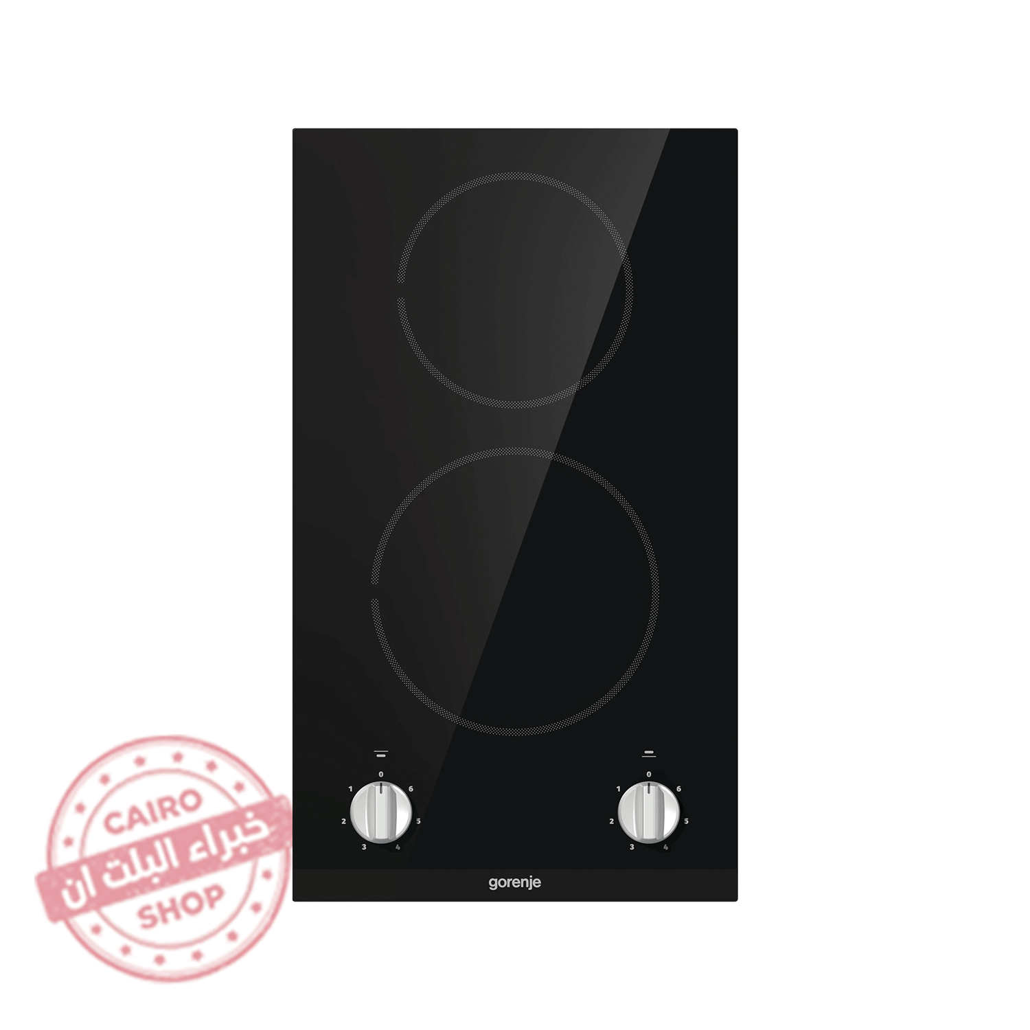 EC321BCSC مسطح كهرباء بلت إن جورينيا 30 سم سيراميك زجاجي – 2 شعلة وتحكم أمامي – موديل – EC321BCSC - الصورة 1