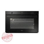 فرن بلت إن غاز إلبا 90 سم - سعة 106 لتر، شواية وسيخ دوار، تحكم لمس، غلق ناعم - موديل - ELIO G90 BK
