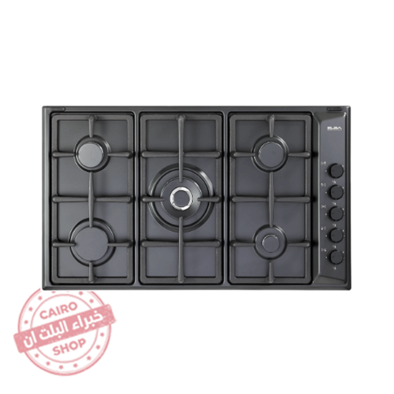 EN95-545-ANT بوتاجاز بلت إن إلبا – 5 عيون – 90 سم – غاز – تصميم عملي - موديل - EN95-545-ANT - الصورة 1