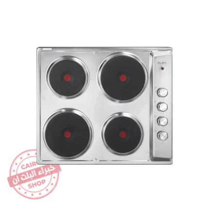 مسطح كهرباء بلت إن إلبا – مقاس 60 سم – 4 شعلات تسخين سريع – ستانلس ستيل – موديل - ENS60-040XD