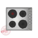 مسطح كهرباء إيكوماتيك بلت إن 60 سم – 4 بلاطة – ستانلس ستيل – موديل – ES603