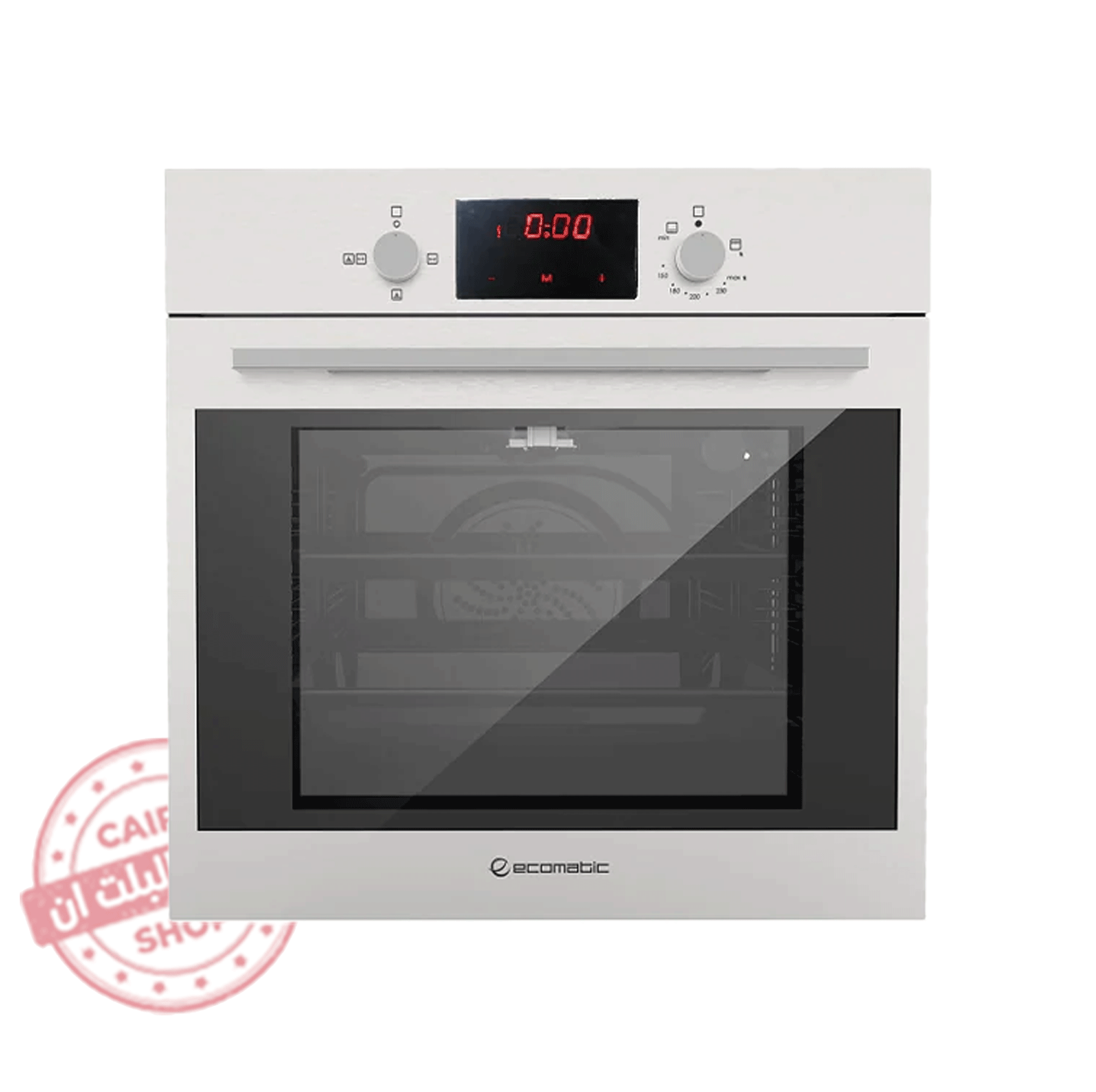 G6414TTD فرن غاز بلت إن إيكوماتيك مع شواية – 67 لتر – 60 سم – فضي – G6414TTD - Image 1