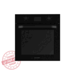 فرن بلت إن إيكوماتيك غاز 60 سم كريستال أسود بالمروحة وشواية غاز - ديجيتال تاتش - أمان كامل - سعة 67 لتر - موديل - G6504GTDX