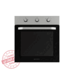 فرن بلت إن إيكوماتيك غاز 60 سم فضي بالمروحة والشواية غاز - سعة 67 لتر - أمان كامل - موديل - G6504T