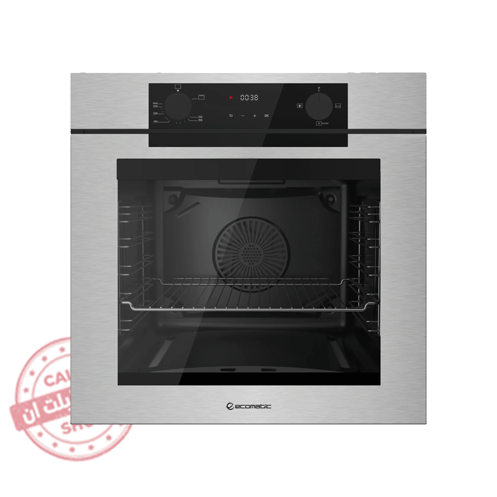 G6604PROXX فرن بلت إن غاز إيكوماتيك 60 سم INOX – سعة 83 لتر – FRYART – مروحة كونفكشن – Soft Close - G6604PROXX - Image 1