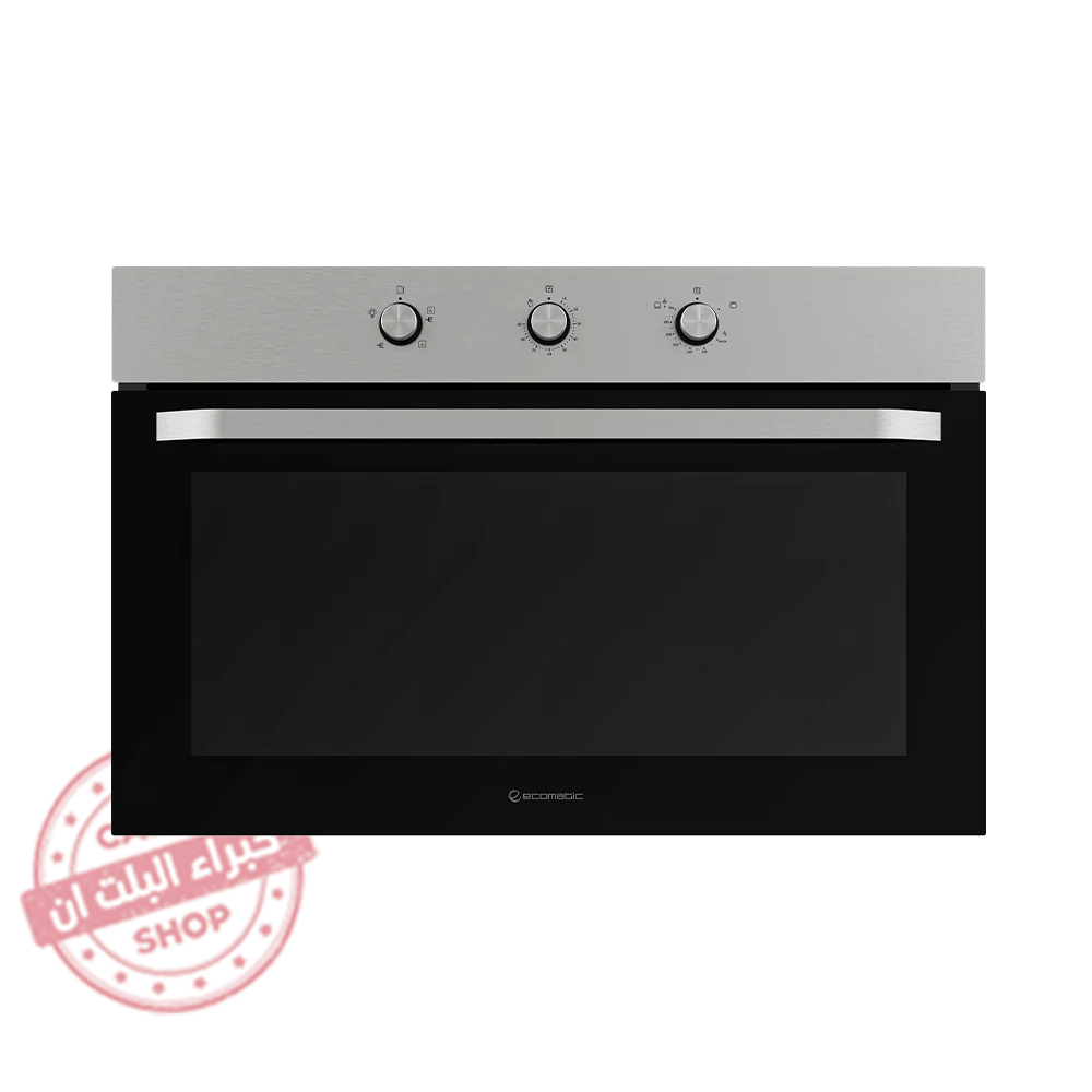 G9504T فرن بلت إن غاز إيكوماتيك 90 سم استانلس ستيل – 105 لتر – شواية غاز وكونفكشن - موديل - G9504T - Image 1