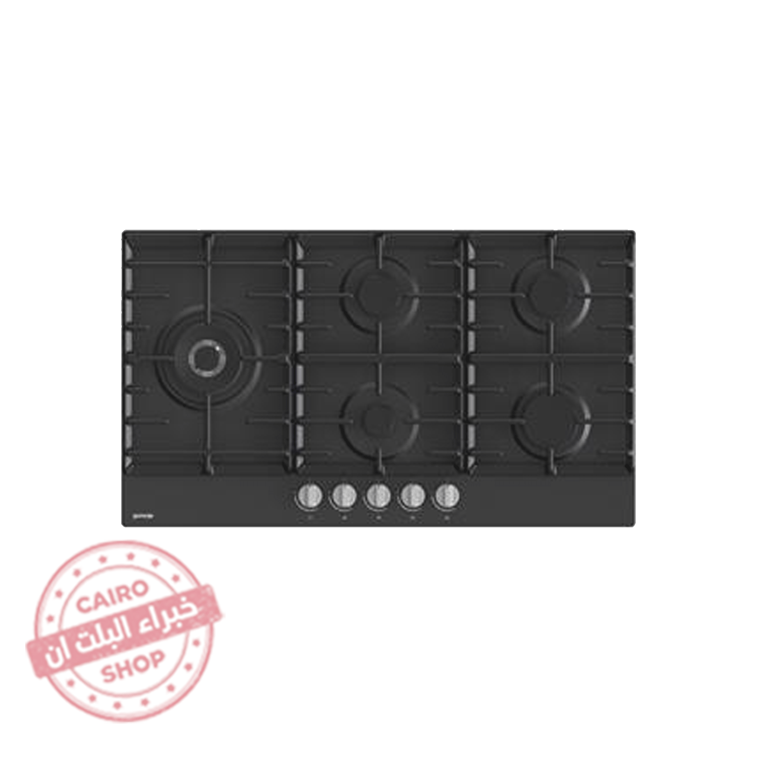 GW951MB بوتاجاز بلت إن غاز جورينيا 90 سم – 5 شعلات – تصميم أسود أنيق – موديل – GW951MB - الصورة 1