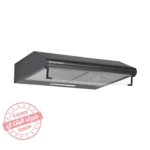 شفاط مطبخ إيكوماتيك 60 سم فلات ستانلس ستيل – 2 موتور – قوة شفط 650 م³/س – 3 سرعات – موديل - H66NCFBK