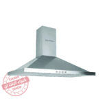 شفاط مطبخ هرمي بلت إن إيكوماتيك 90 سم ستانلس ستيل تاتش – قوة شفط 1000 م³/س – تايمر – موديل - H910D