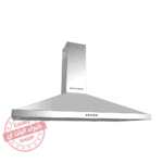 شفاط مطبخ هرمي ايكوماتيك 90 سم استانلس مدخنة قوة 1000 م³/ساعة - H9210AB
