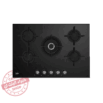 مسطح بيكو 75سم غاز زجاج اسود حوامل زهر امان كامل HILW75222S