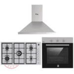 طقم بلت إن بيورتي - فرن بيورتي بلت ان غاز تركي مقاس - 60 سم - 65 لتر موديل - OPT601GG + بوتاجاز بلت إن غاز بيورتي 90 سم – ستانلس ستيل – 5 شعلات – موديل - HPT975S + شفاط بيورتي هرمي - 90 سم - فضي - قوة شفط 650 م3/ساعة - موديل - موديل – PANSY 90 X