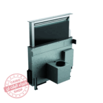 شفاط مطبخ داون درافت إلبا 90 سم ستانلس ستيل وزجاج أسود – قوة شفط 728 م³/ساعة، تحكم باللمس، موديل - KCH 5010 BK