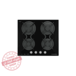 مسطح غاز إيكوماتيك بلت إن – 60 سم – 4 شعلات كريستال أسود – S617DC