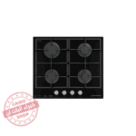 مسطح غاز إيكوماتيك بلت إن – 60 سم – 4 شعلات كريستال أسود – موديل – S627QC