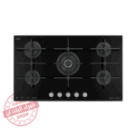 إيكوماتيك مسطح غاز بلت إن كريستال 90 سم – 5 شعلات حديد زهر – موديل – S957C