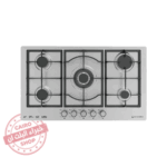 مسطح غاز بلت إن إيكوماتيك – 90 سم – 5 شعلات ستانلس ستيل – إشعال أوتوماتيك – موديل – S973C